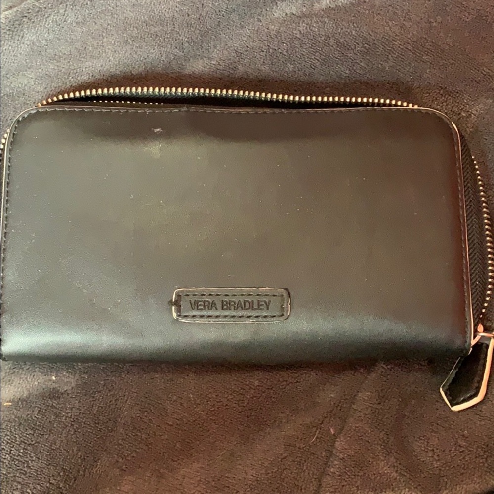 Leather Vera Bradley wallet